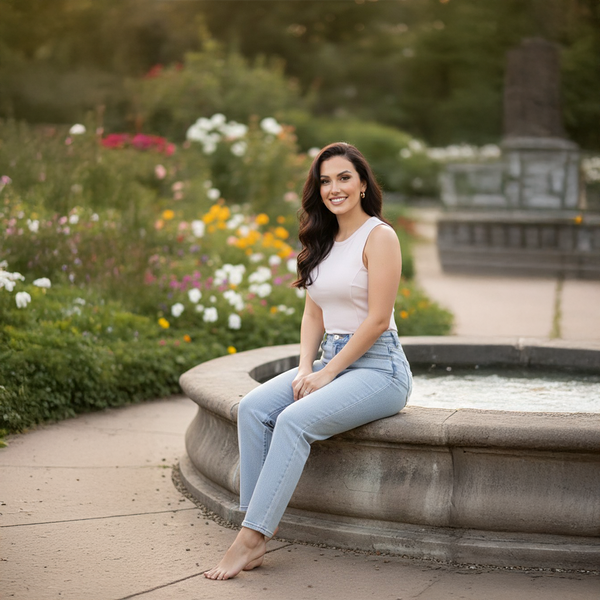 AAWD001 Light Blue Twisted Outseam Denim – Comfort Fit | Women’s Jeans