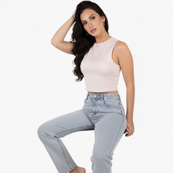 AAWD001 Light Blue Twisted Outseam Denim – Comfort Fit | Women’s Jeans