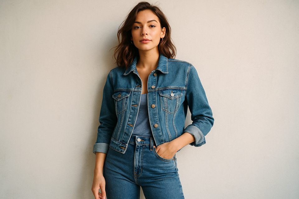 denim wear girl